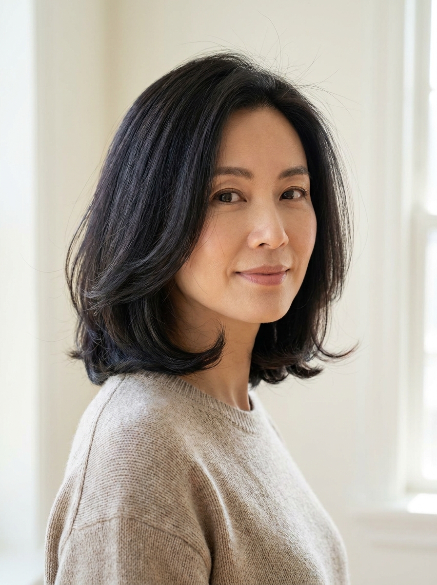 Blowout Bob als Blowout Hairstyles Inspiration 2026